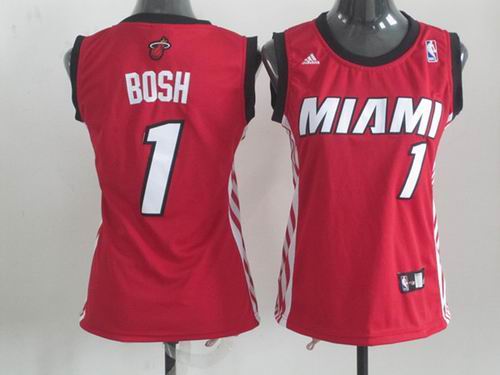 women Miami Heat 1 Chris Bosh red jerseys women Miami Heat 1 Chris Bosh red jerseys