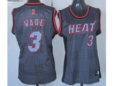 women nba miami heat #3 wade black-grey(2012) women nba miami heat #3 wade black-grey(2012)
