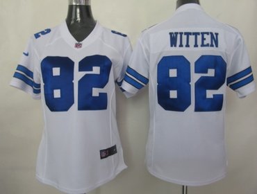 women dallas cowboys 82 jason witten white game jerseys