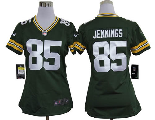 women NEW green bay packers 85 greg jennings green jerseys