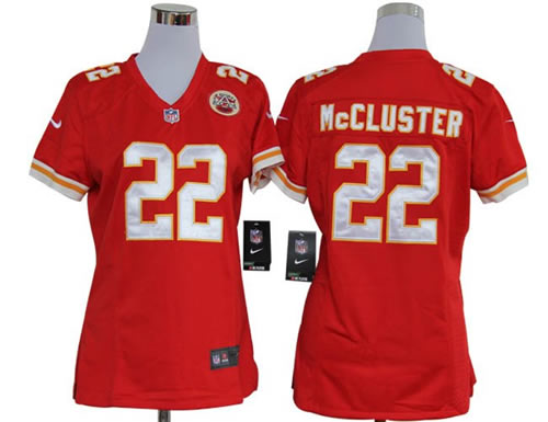 women NEW kansas city chiefs 22 dexter mccluster red jerseys