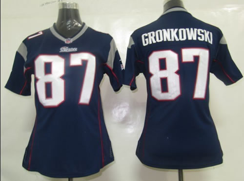women new england patriots 87 rob gronkowski game blue jerseys
