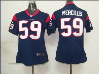 women NFL houston texans 59# mercilus game jerseys