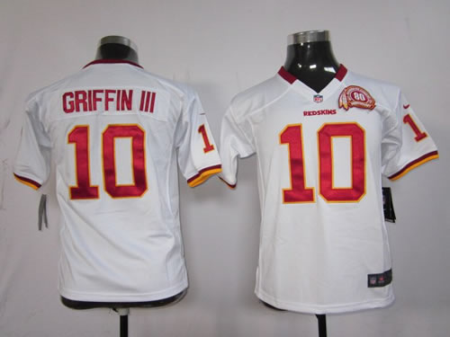 women NEW nfl washington redskins 10 robert griffin iii with 80th white jerseys