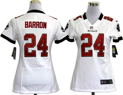 women NEW tampa bay buccaneers 24 mark barron white jerseys