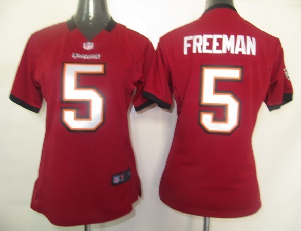 women tampa bay buccaneers 5 josh freeman game red jerseys