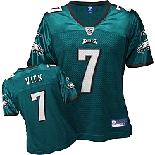 women philadelphia eagles 7 michael vick green