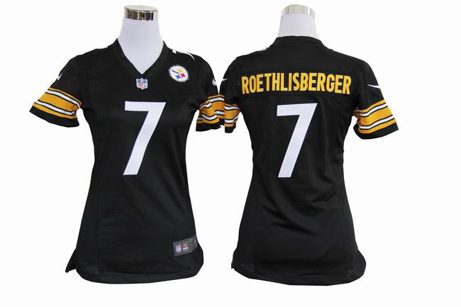 women pittsburgh steelers 7 roethlisberger authentic game jerseys