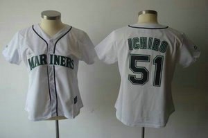 women seattle mariners 51 ichiro white black number women seattle mariners 51 ichiro white black number