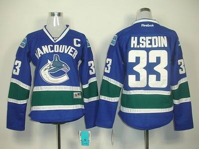 women vancouver canucks 33 h.sedin blue jerseys women vancouver canucks 33 h.sedin blue jerseys
