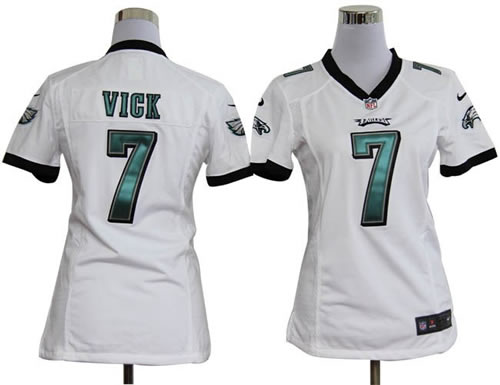womens NEW philadelphia eagles 7 michael vick white jerseys