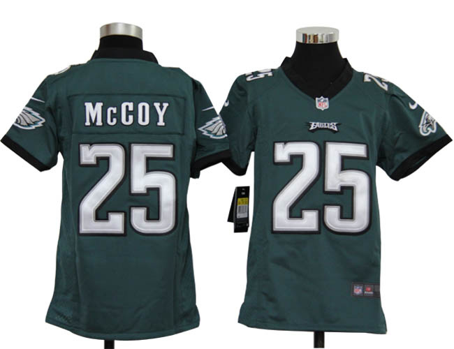 youth NEW philadelphia eagles 25 lesean mccoy green jerseys