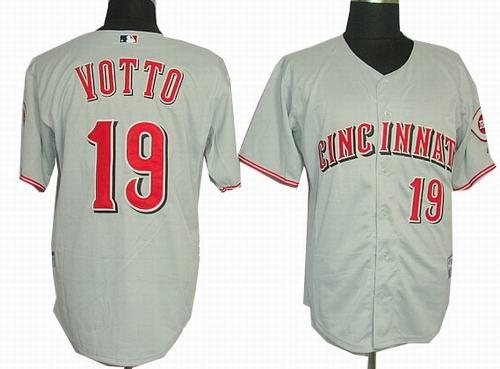 youth cincinnati reds 19 joey votto gray cool base jersey youth cincinnati reds 19 joey votto gray cool base jersey