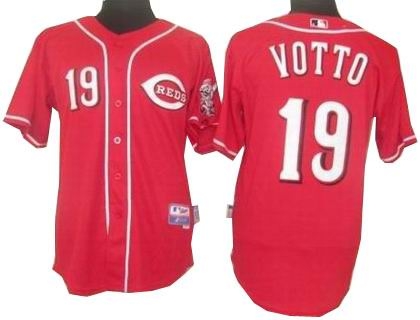 youth cincinnati reds 19 joey votto red jersey youth cincinnati reds 19 joey votto red jersey