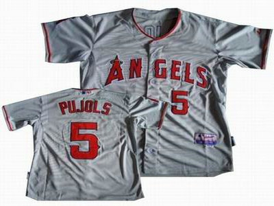 youth los angeles angels 5 albert pujols grey cool base jersey youth los angeles angels 5 albert pujols grey cool base jersey