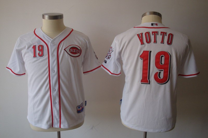 youth mlb jerseys Cincinnati Reds #19 votto white youth mlb jerseys Cincinnati Reds #19 votto white