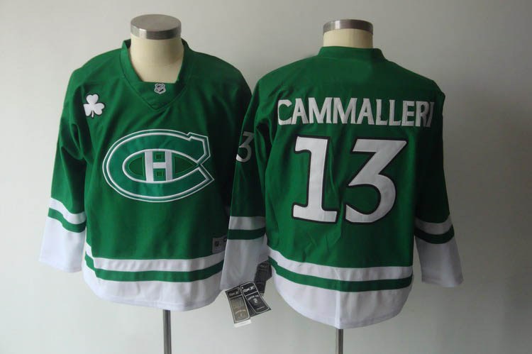 youth montreal canadiens #13 cammalleri green(2011)