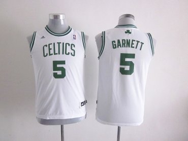 youth nba boston celtics #5 garnett white youth nba boston celtics #5 garnett white