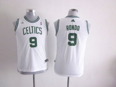 youth nba boston celtics #9 rondo white youth nba boston celtics #9 rondo white