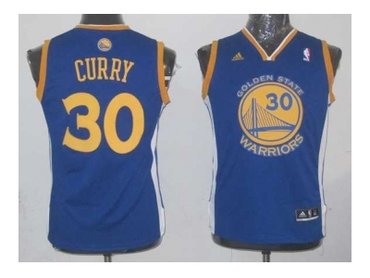 youth nba golden state warriors #30 curry blue[revolution 30 swingman]