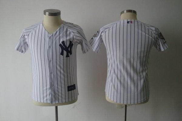 youth new york yankees blank 2009 world series patches white