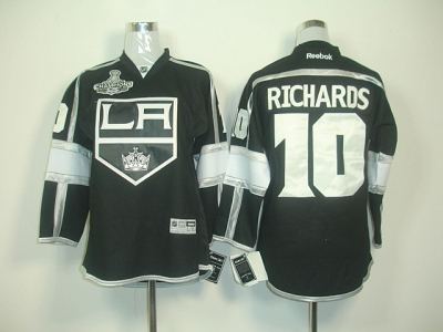 youth nhl los angeles kings #10 richards black-white jerseys (2012 stanley cup champions) youth nhl los angeles kings #10 richards black-white jerseys (2012 stanley cup champions)