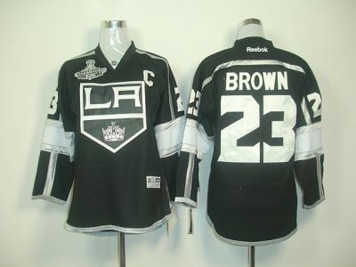 youth nhl los angeles kings #23 brown black-white jerseys (2012 stanley cup champions) youth nhl los angeles kings #23 brown black-white jerseys (2012 stanley cup champions)