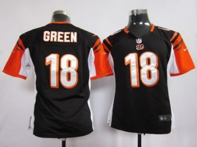 youth NEW cincinnati bengals 18 a.j. green black jerseys