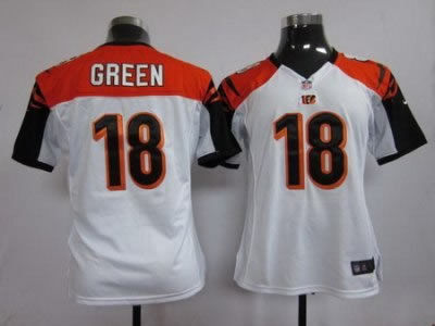 youth NEW cincinnati bengals 18 a.j. green white jerseys