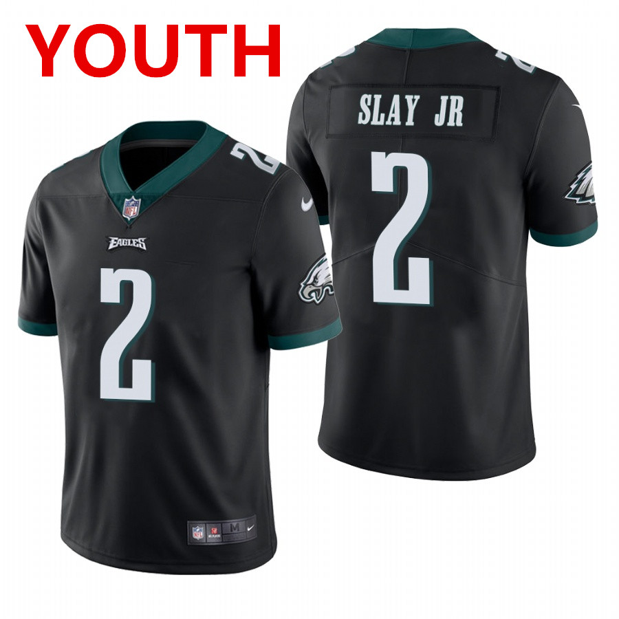 youth philadelphia eagles #2 darius slay jr. black vapor limited Nike jersey youth philadelphia eagles #2 darius slay jr. black vapor limited Nike jersey