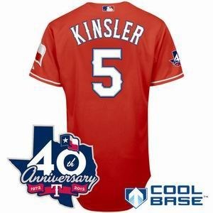 youth texas rangers 5 ian kinsler red cool base jersey w 40th anniversary patch youth texas rangers 5 ian kinsler red cool base jersey w 40th anniversary patch