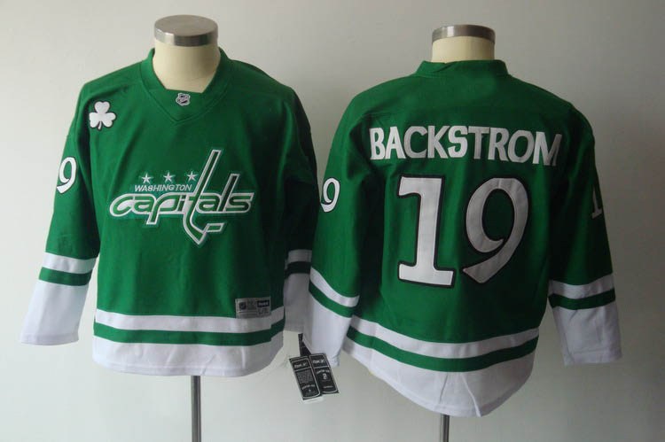 youth washington capitals #19 backstrom green(2011) youth washington capitals #19 backstrom green(2011)